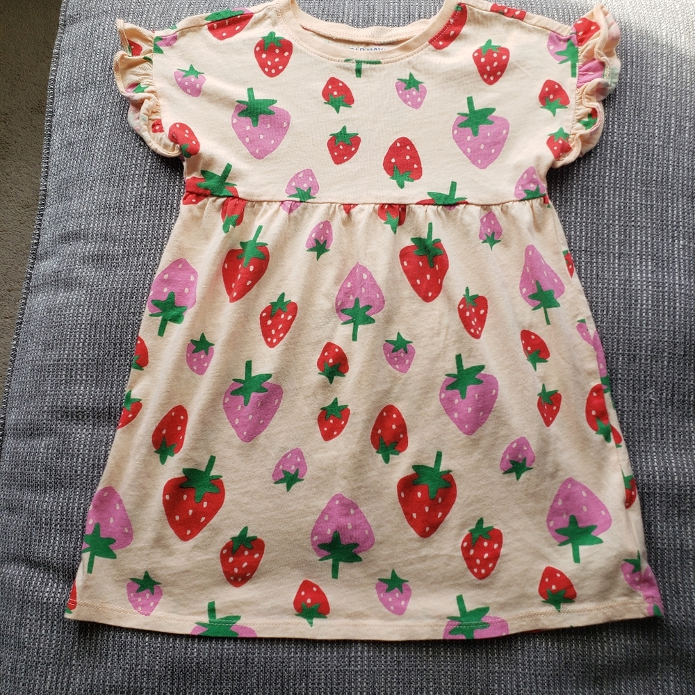 Strawberry Print Dress